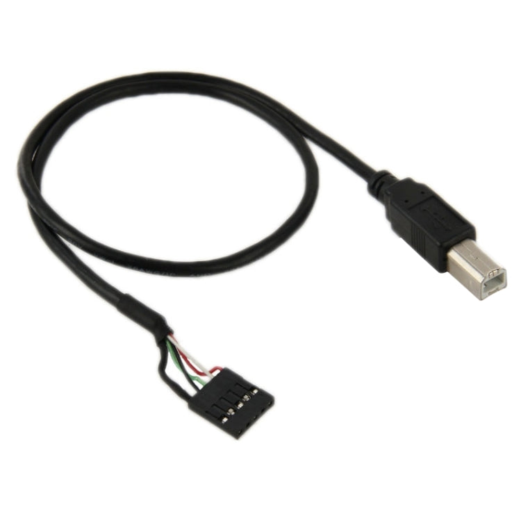 5-Pin Motherboard USB 2.0 B Male to Female Adapter Cable, Length: 50cm., 5 Pin Motherboard to USB BM