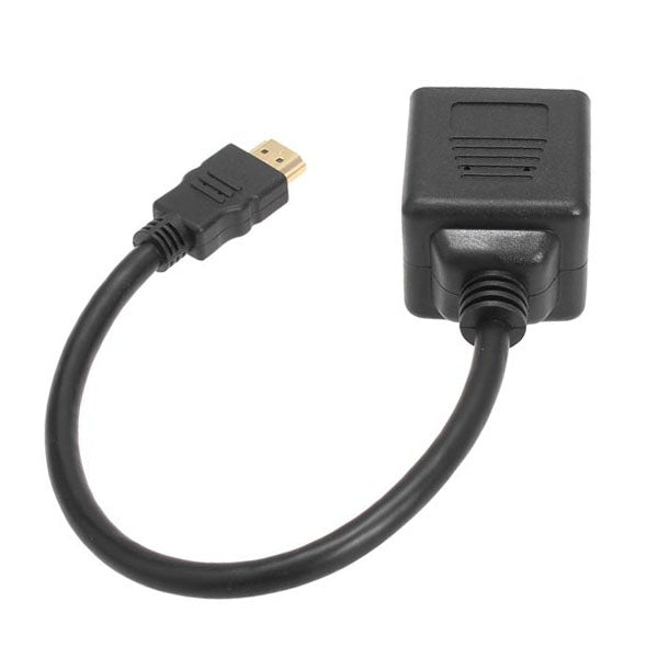 Adaptateur HDMI Y 30 cm - Répartiteur 1 vers 2 Gold Plated