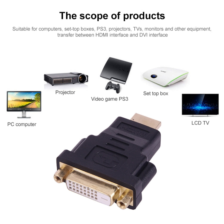 Gold Plated HDMI to DVI Adapter for Gaming PC