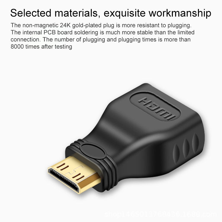 Mini HDMI to Female HDMI Adapter for PC and Gaming
