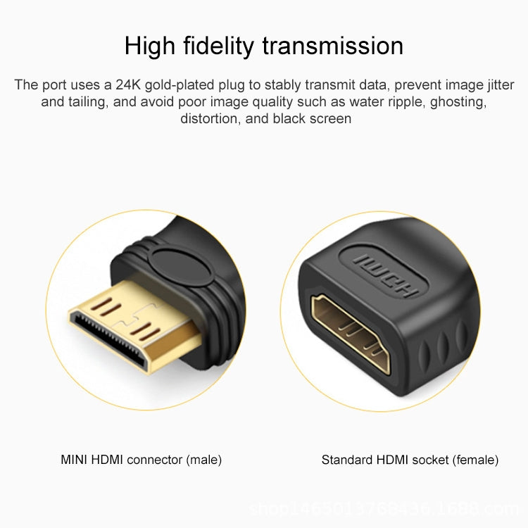 Adaptateur Mini HDMI vers HDMI Femelle pour PC et Gaming