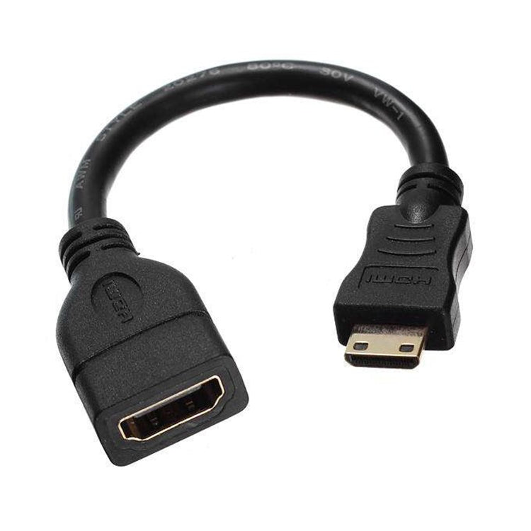 16 cm Mini HDMI Male to HDMI Female Cable for Gaming PC