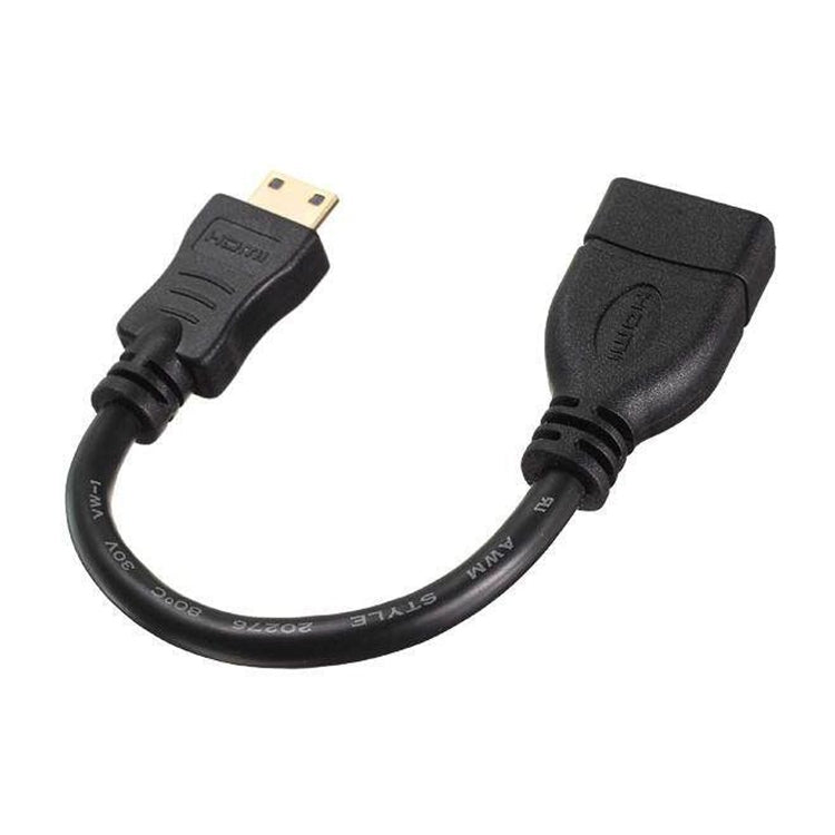 16 cm Mini HDMI Male to HDMI Female Cable for Gaming PC