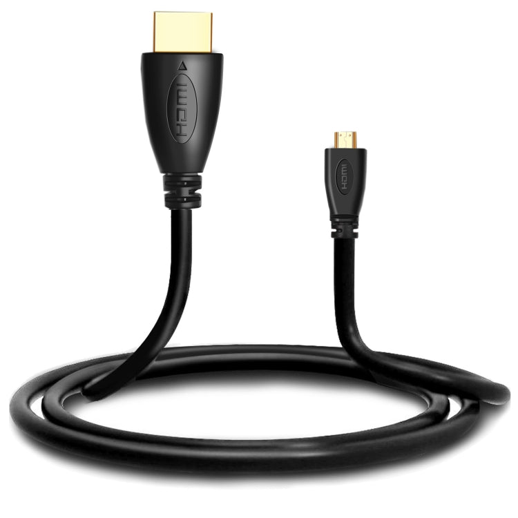 1.8m Gold-plated Micro HDMI Cable for Gaming and 3D Devices
