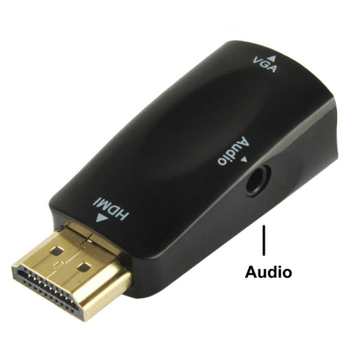 Adaptateur HDMI vers VGA 1080P avec audio pour PC et TV