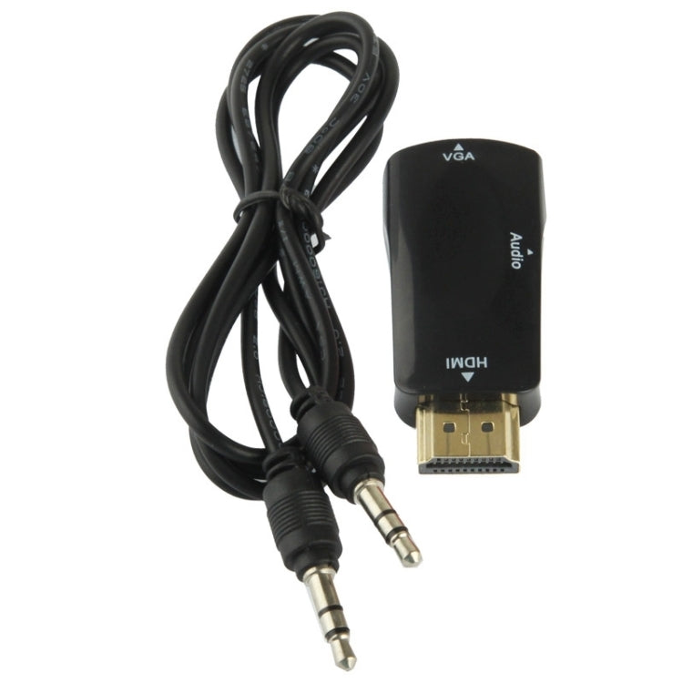 1080P HDMI to VGA Adapter with Audio for PC and TV