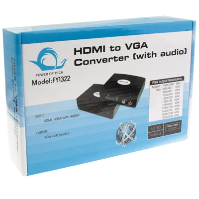 HDMI to VGA Converter with Audio for Gaming PC
