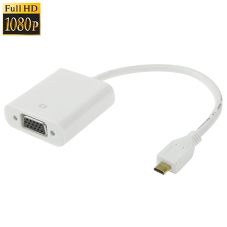 22cm Micro HDMI to VGA Full HD Cable for Gaming PC