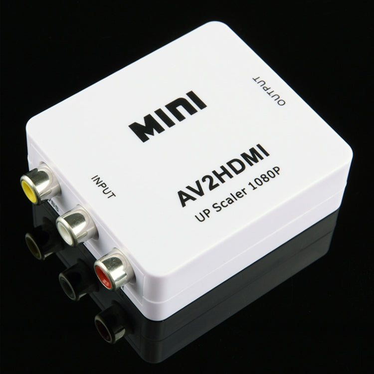 Adaptateur convertisseur mini CVBS/L+R audio vers HDMI, CVBS/L+R Audio to HDMI