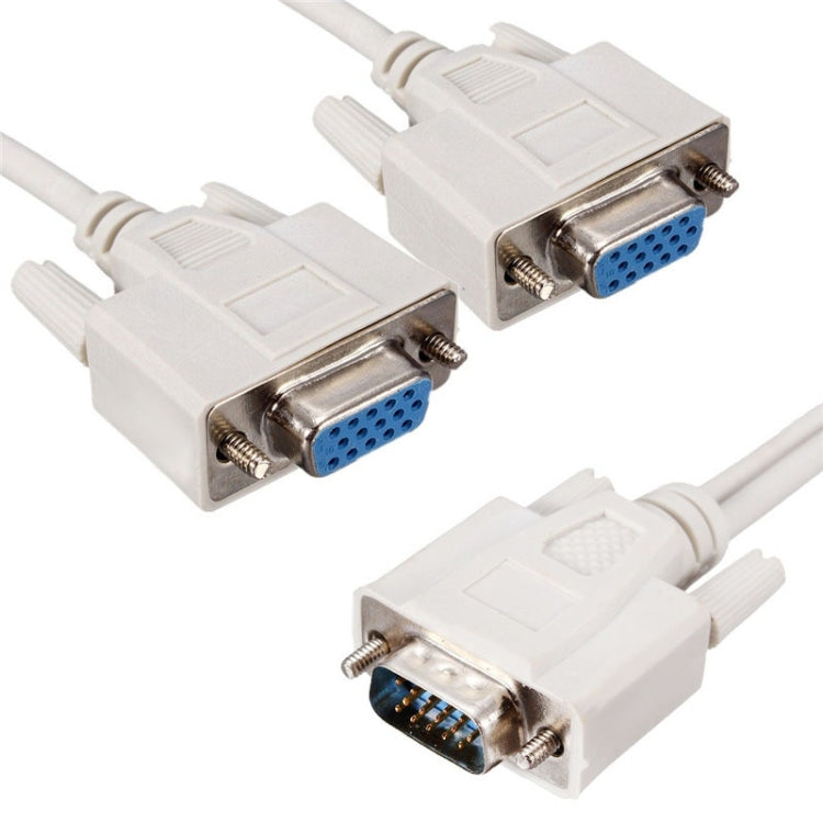 Câble VGA SVGA 1 vers 2 femelles - Accessoire PC Gaming