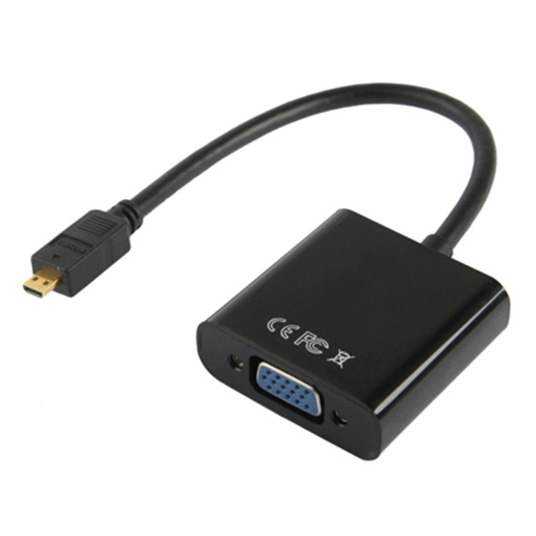 Adaptateur Micro HDMI vers VGA Full HD 1080P pour PC