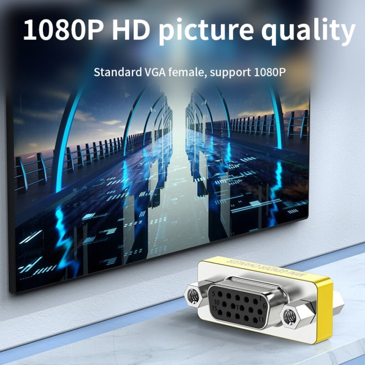 Adaptateur VGA Femelle 15 Broches pour PC Gaming