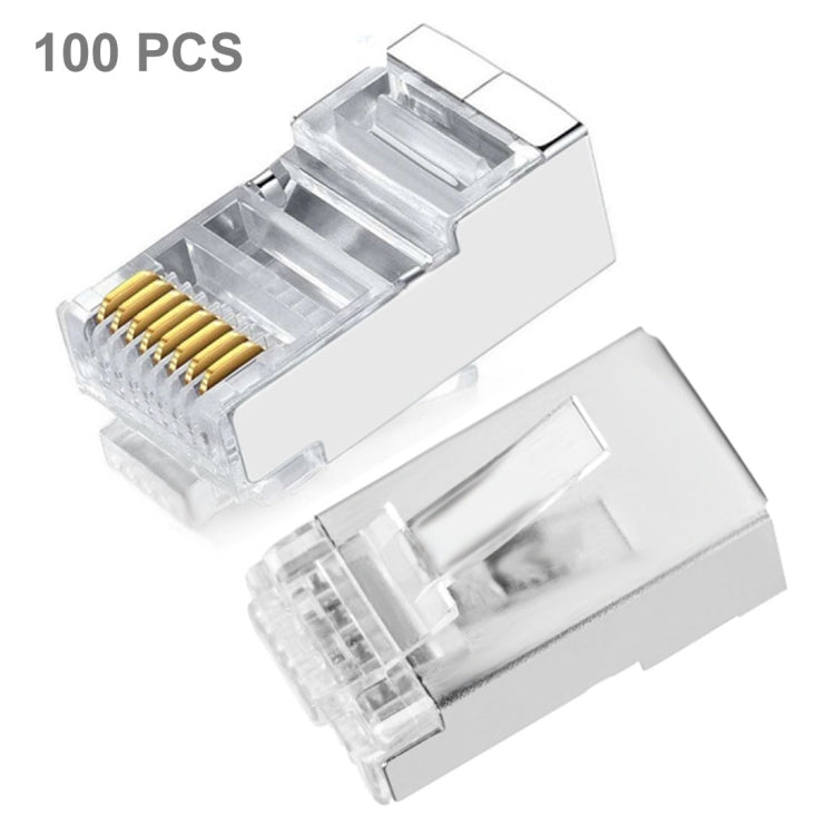 Prise blindée RJ45 de haute qualité Cat5 8P8C, connecteur réseau Lan (100 pièces dans un emballage, le prix est pour 100 pièces)