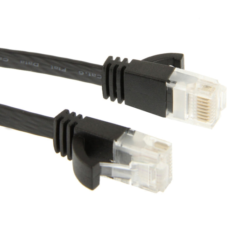 Câble réseau LAN Ethernet plat ultra-fin CAT6 de 5 m, 5m Black