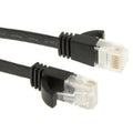Câble réseau LAN Ethernet plat ultra-fin CAT6 de 5 m, 5m Black