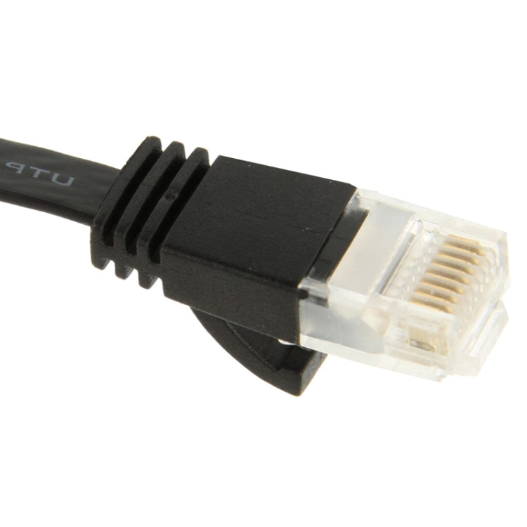 Câble réseau LAN Ethernet plat ultra-fin CAT6 de 5 m, 5m Black
