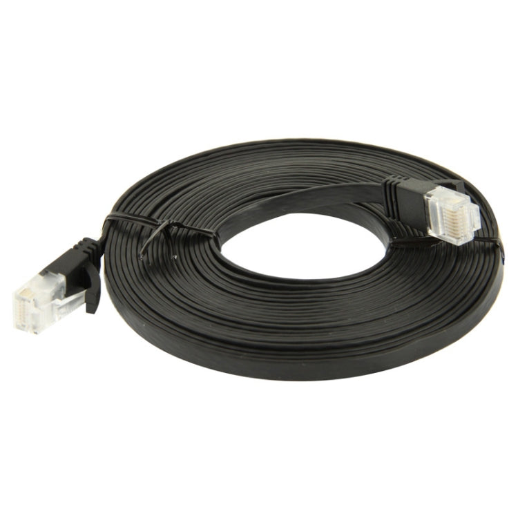 Câble réseau LAN Ethernet plat ultra-fin CAT6 de 5 m, 5m Black