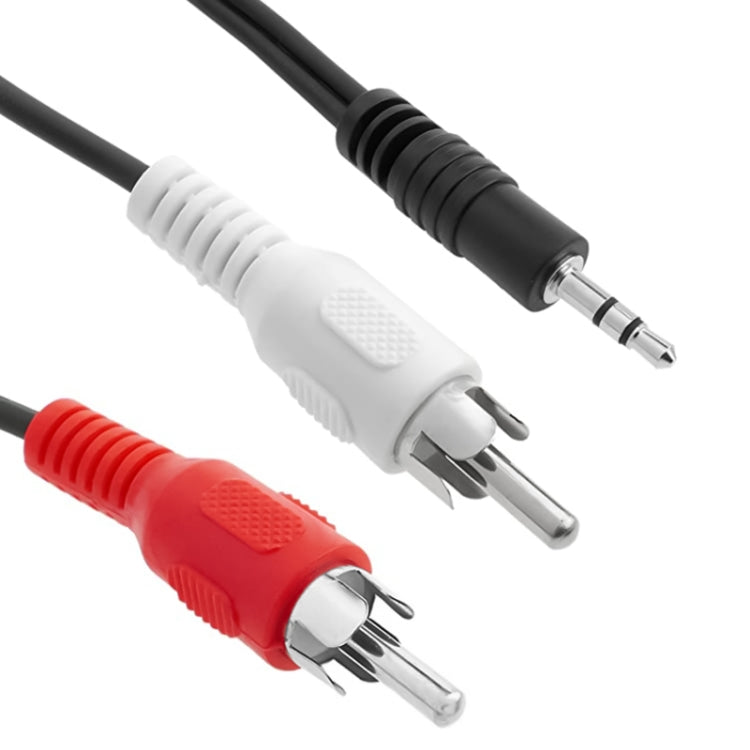 Câble audio jack 3,5 mm stéréo vers RCA mâle de qualité normale, longueur : 1,5 m, Length: 1.5m