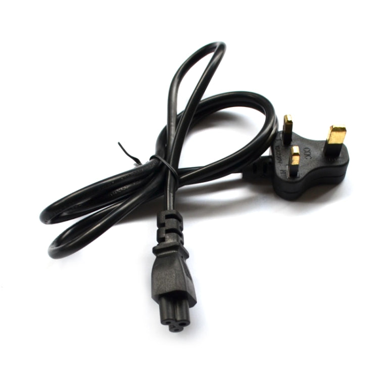 1.2m 3-pin UK Small Laptop Power Cable, Small UK Plug, Length: 1.2m