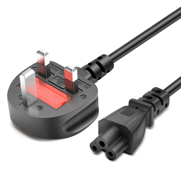 Cordon d'alimentation pour ordinateur portable britannique à 3 broches de 1,8 m, Big UK Plug, Length: 1.8m
