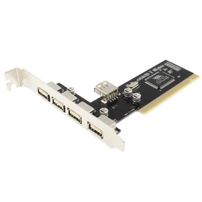 Carte PCI USB 2.0 4+1 Ports pour PC - Accessoire Pratique