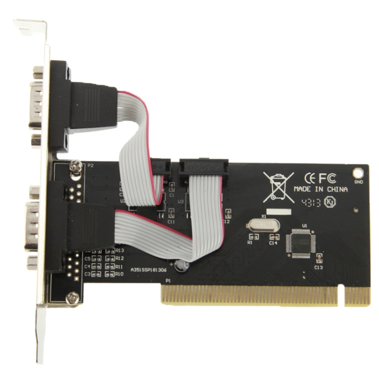 Carte contrôleur PCI 2 ports DB9 pour PC gaming