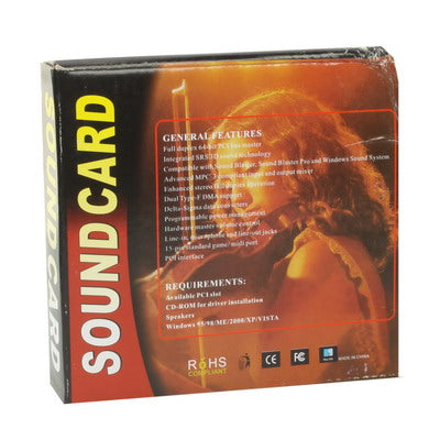 Carte son PCI 4 canaux pour gaming - Crystal 4 Channel