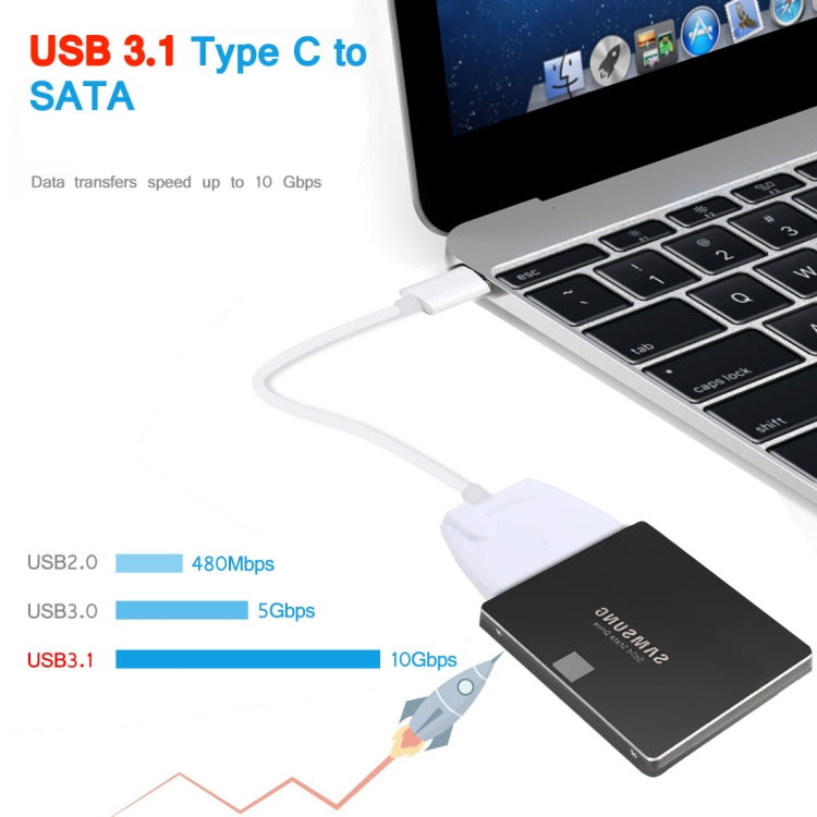 Adaptateur SATA USB-C vers 22 broches pour PC Gaming