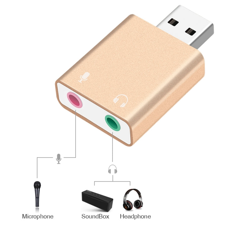 7.1 HIFI USB Adapter for PC - Aluminum Casing Gaming