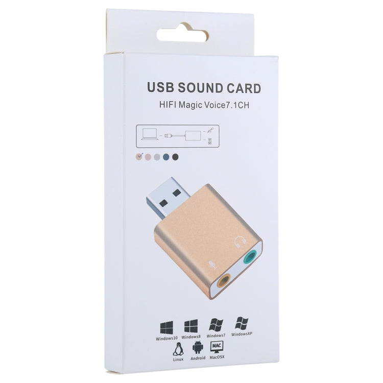 7.1 HIFI USB Adapter for PC - Aluminum Casing Gaming