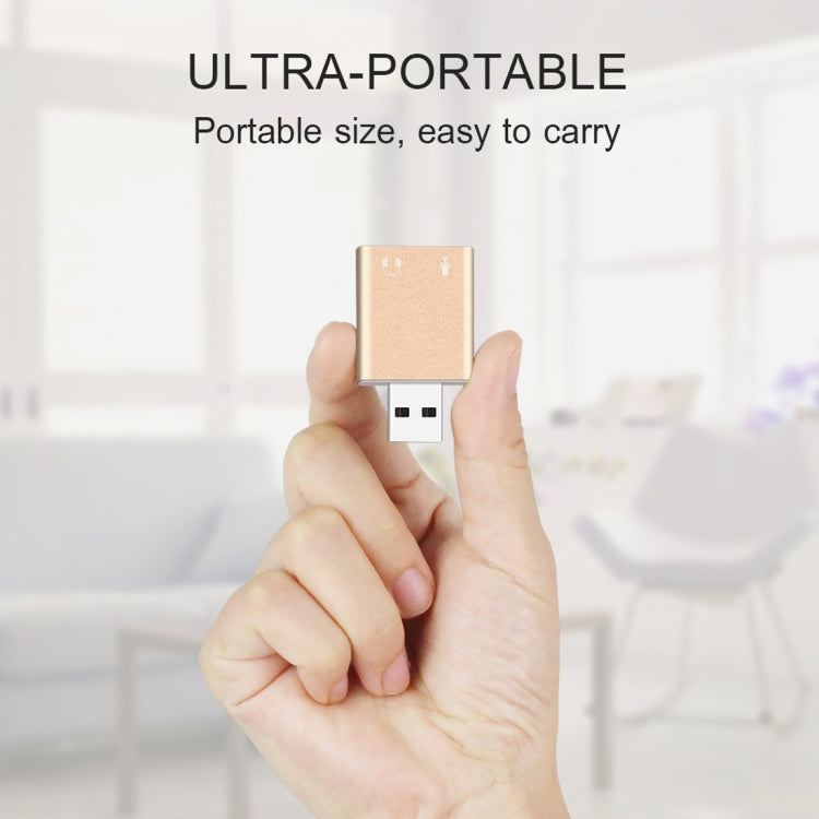7.1 HIFI USB Adapter for PC - Aluminum Casing Gaming