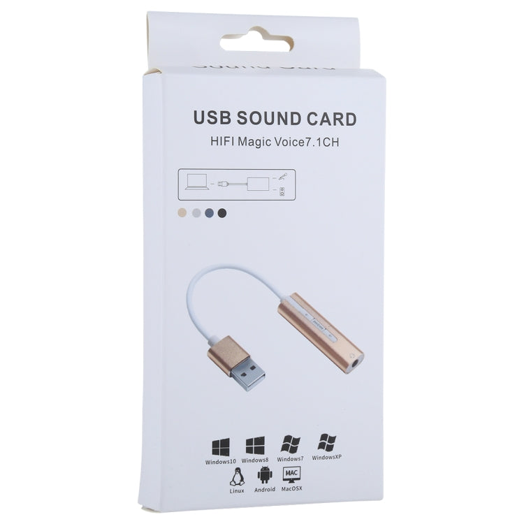 Adaptateur USB HIFI 7.1 pour PC - Coque Aluminium Gaming