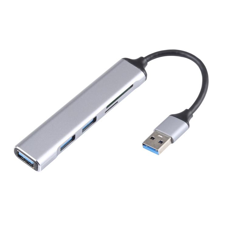 Accessoire PC 5 en 1 : Hub USB 3.0 et lecteur carte SD/TF