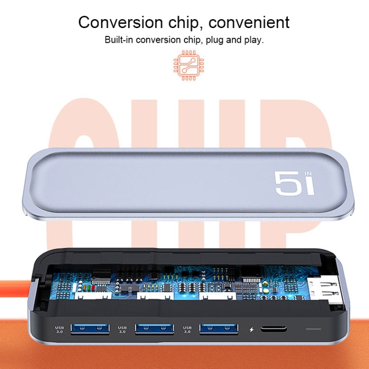 ROCK RT16 HUB Docking Station: 5-in-1 for Gaming PCs