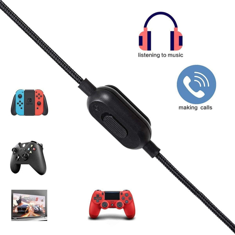 Câble audio 3,5 mm pour casques gaming Logitech G Pro 2m