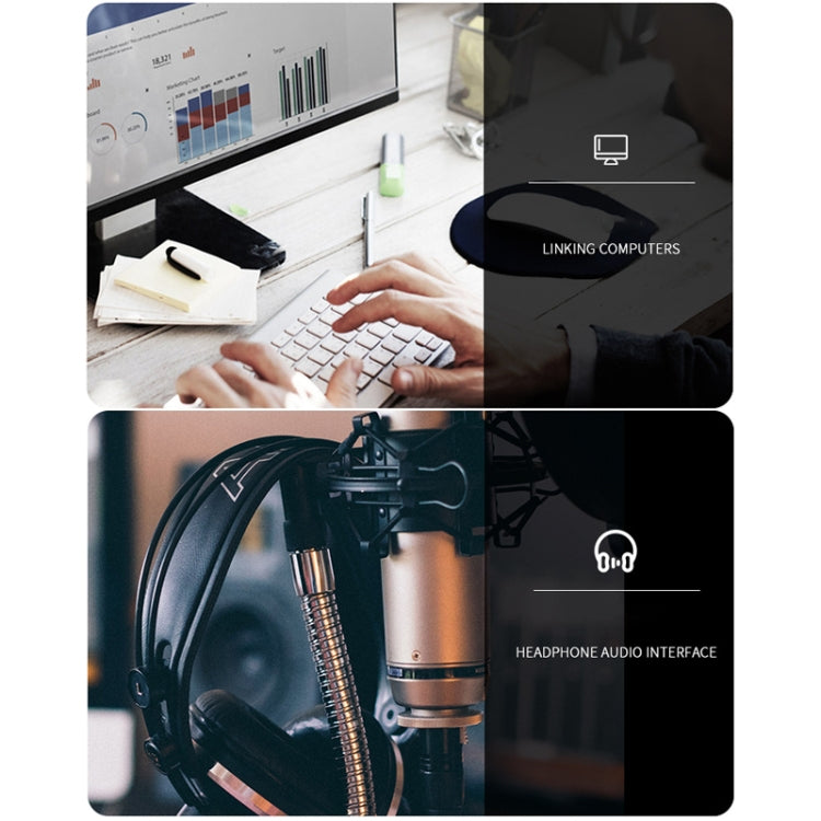 3.5mm to 2.5mm Audio Cable for Gaming Headsets
