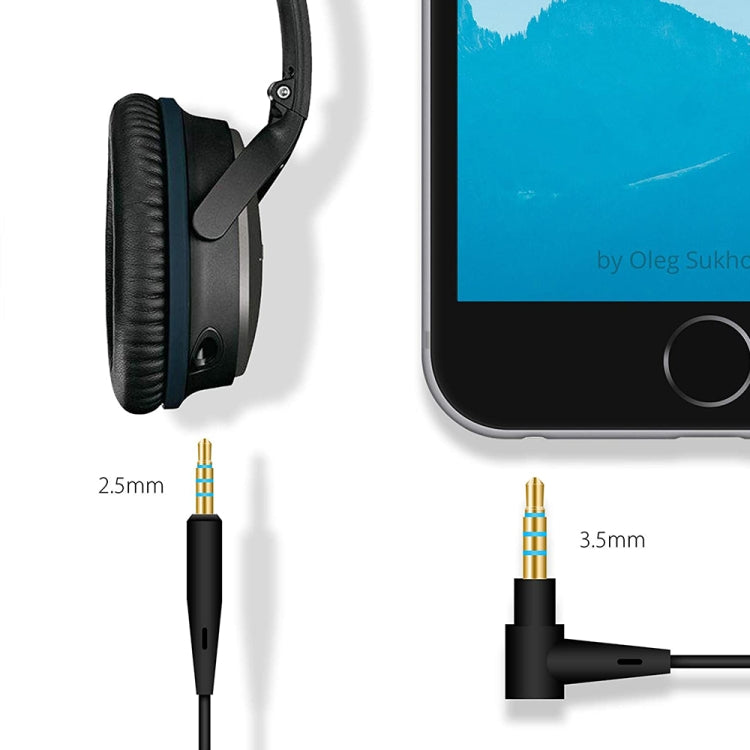 Câble Audio 3.5mm à 2.5mm pour Casque Gaming Boshi