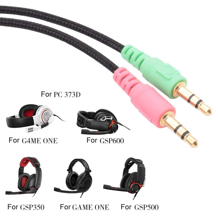 Câble Gaming PC pour Casque Sennheiser GSP et G4ME