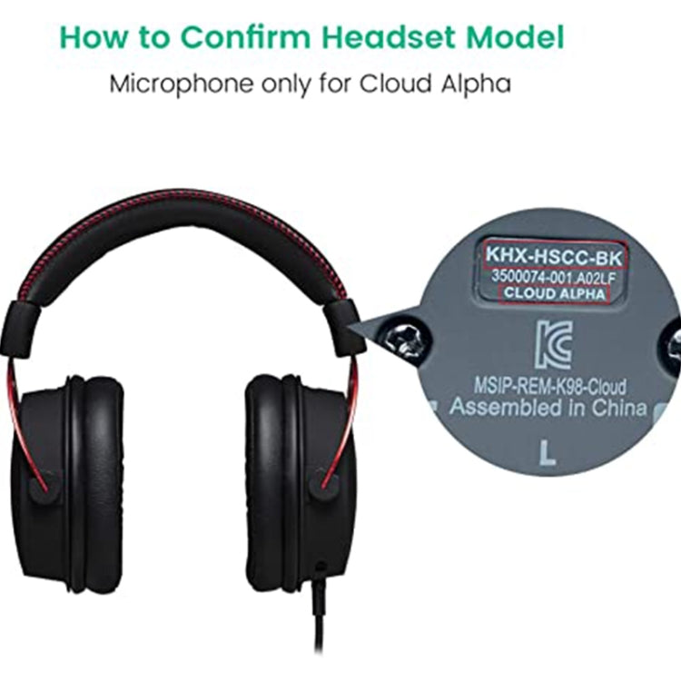 Replacement Microphone for HyperX Cloud Gaming Headset