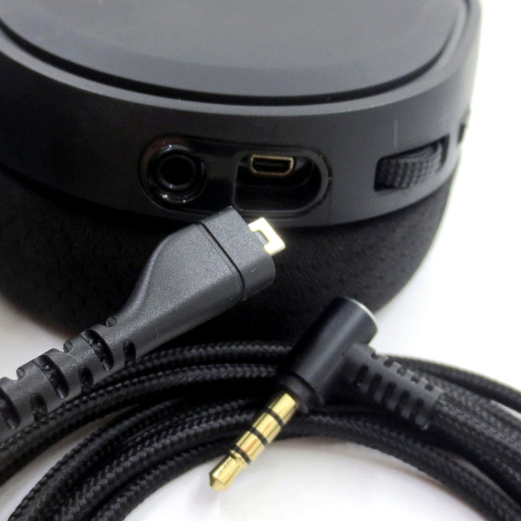 Braided USB audio cable for SteelSeries Arctis headsets