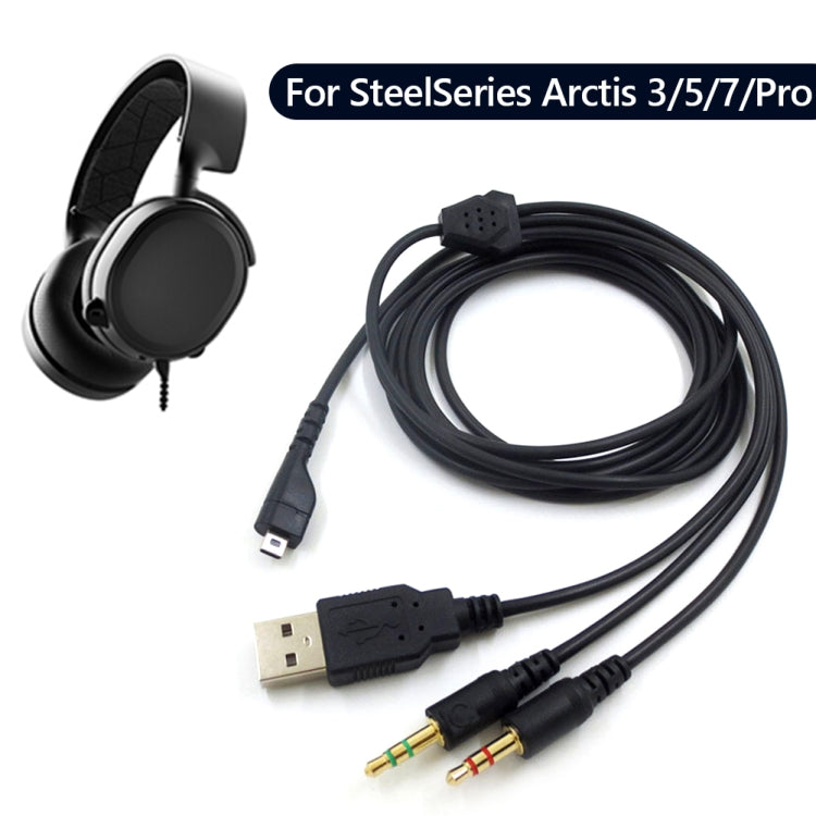 3-Pin Audio Cable for SteelSeries Arctis 3/5/7 Headsets