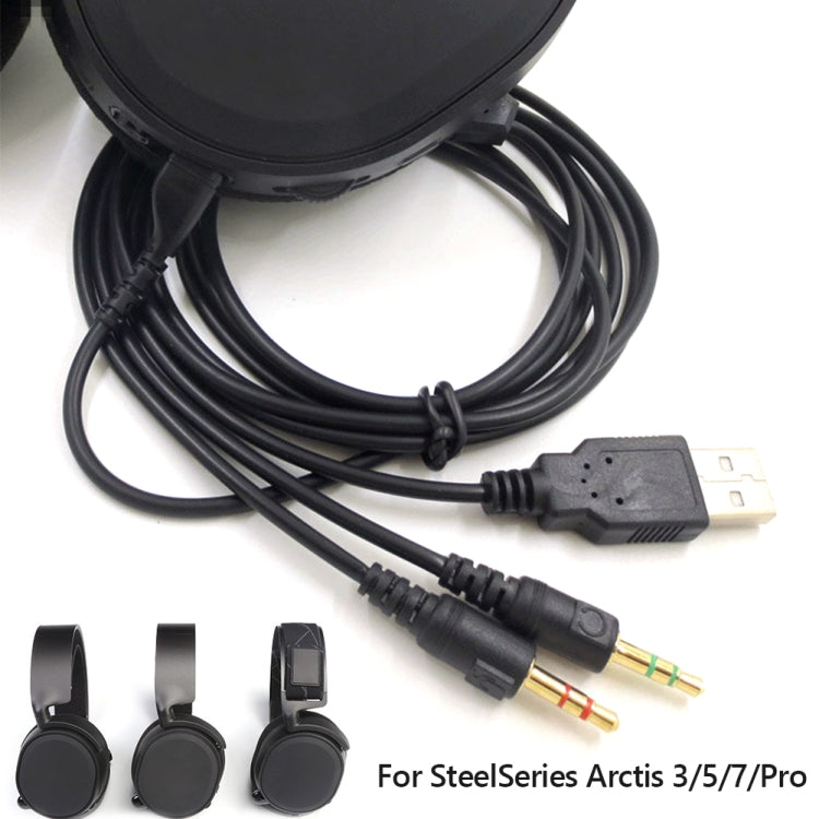 3-Pin Audio Cable for SteelSeries Arctis 3/5/7 Headsets