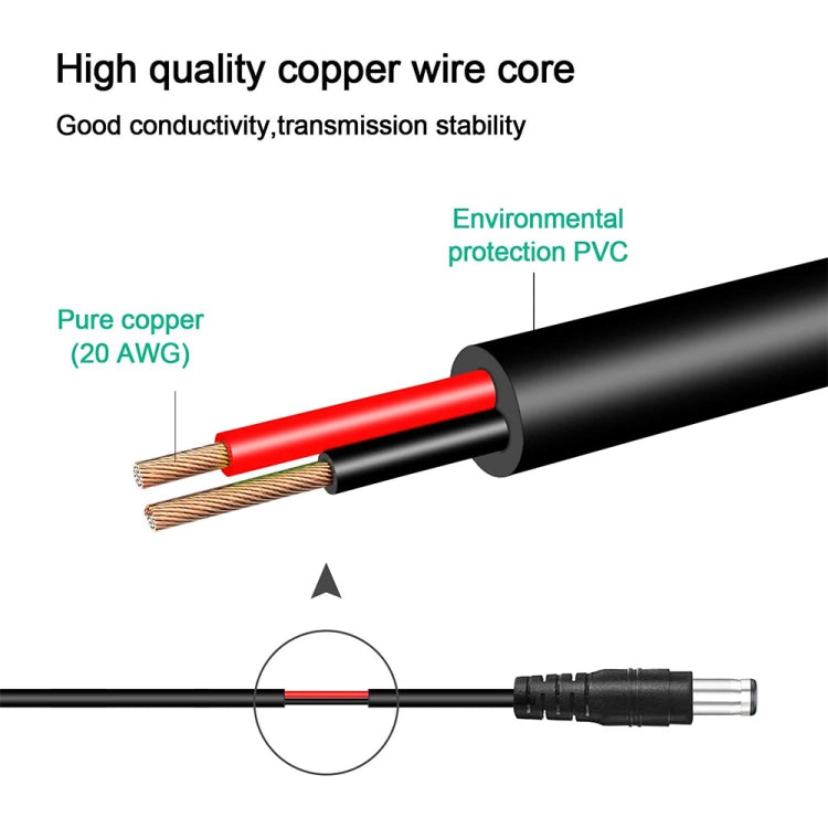 Câble USB-C pour PC : Chargeur 1,5 m Type-C 5,5 x 2,1 mm