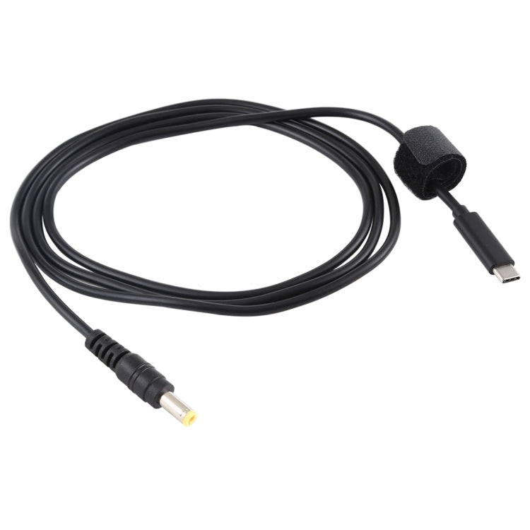 Câble USB-C pour PC 5,5 x 2,5 mm - 1,5 m Noir