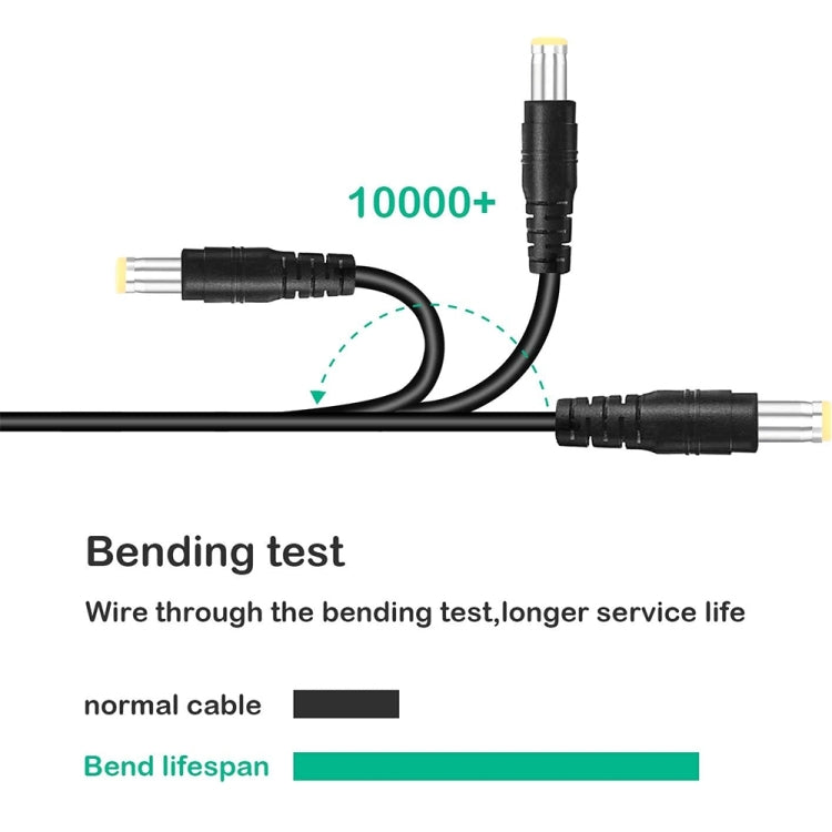 Câble USB-C pour PC 5,5 x 2,5 mm - 1,5 m Noir