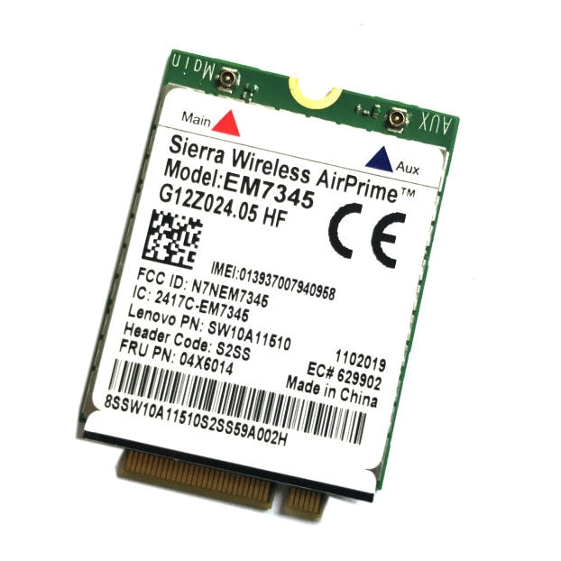 EM7345 4G NGFF M.2 WWAN Card 04 x 6014 4G LTE / HSPA+ Card 42Mbps for Lenovo IBM / ThinkPad T450 / X240, EM7345