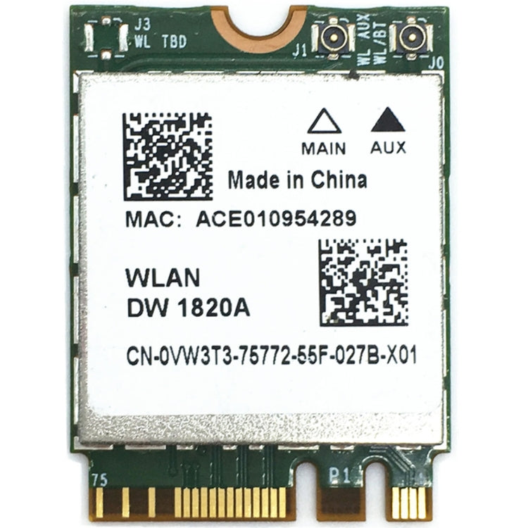 Carte sans fil WiFi DW1820A BCM94350ZAE 802.11ac BT4.1 867 Mbps M.2/NGFF, DW1820A