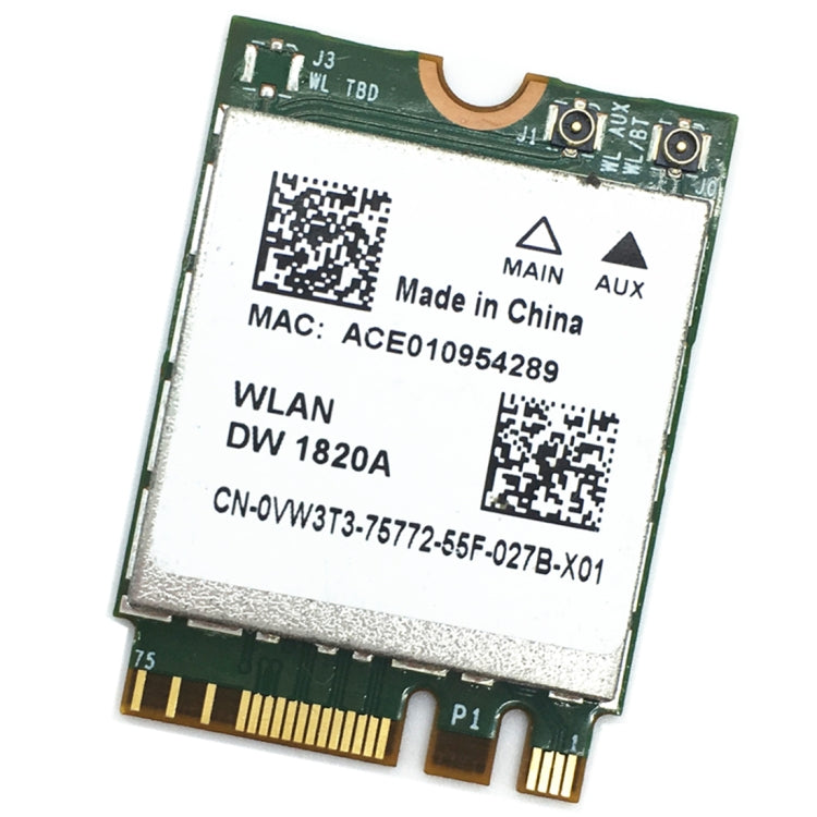 Carte sans fil WiFi DW1820A BCM94350ZAE 802.11ac BT4.1 867 Mbps M.2/NGFF, DW1820A