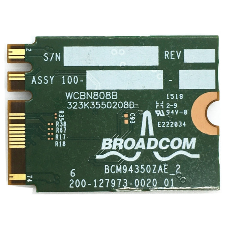 Carte sans fil WiFi DW1820A BCM94350ZAE 802.11ac BT4.1 867 Mbps M.2/NGFF, DW1820A