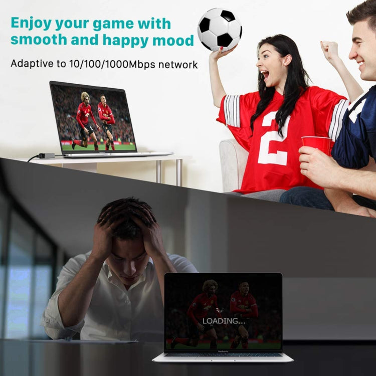 USB-C to RJ45 Gigabit Ethernet Adapter for Gaming PC